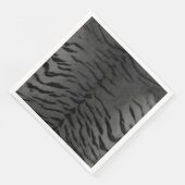 Grijze tijgerhuid afdrukken servet (Hoek)