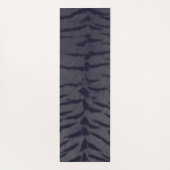 Grijze tijgerhuid Afdrukken Yoga Mat (Achterkant)