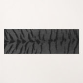 Grijze tijgerhuid Afdrukken Yoga Mat (Voorkant (horizontaal))