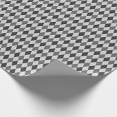 Grijze Tinten Argyle Inpakpapier (Hoek)