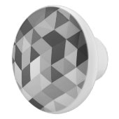 Grijze tinten Geometrische vormen Keramische Knop (Rechts)
