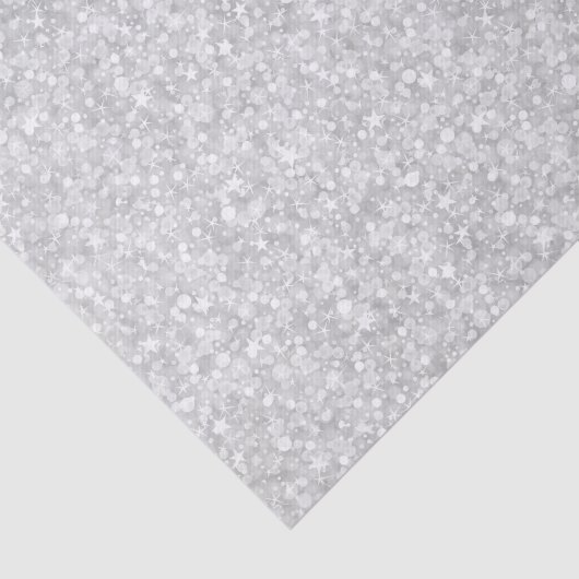 Grijze tinten glitter en sprankelende textuur tissuepapier (Detail)
