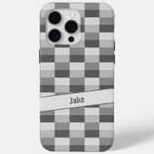 Grijze tinten Kleurblokken Case-Mate iPhone Case (Achterkant)