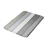 Grijze tinten met zwarte strepen op Waterverf papi Badmat (Gekanteld)