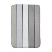 Grijze tinten met zwarte strepen op Waterverf papi Badmat (Voorkant Verticaal)