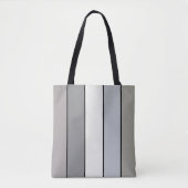 Grijze tinten met zwarte strepen op Waterverf papi Tote Bag (Voorkant)