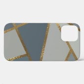 Grijze tinten Neutraal Goud Brons Geometrisch Case-Mate iPhone Case (Achterkant (horizontaal))