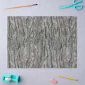 Grijze tinten Rustige houtsbarak Afdrukken Tissuepapier (Craft)