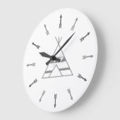 Grijze Tipi Grote Klok (Hoek)