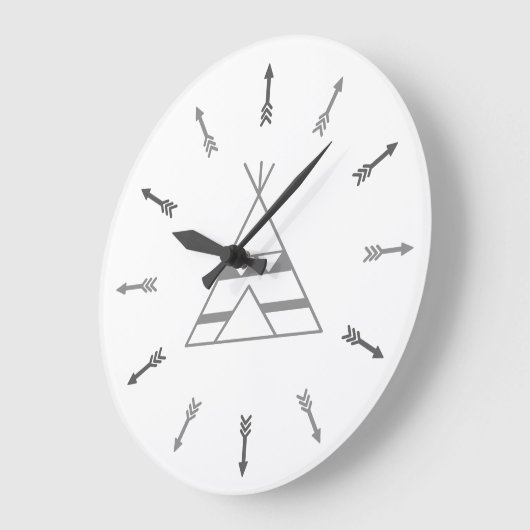 Grijze Tipi Grote Klok (Hoek)