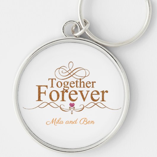 Grijze together sleutelhanger (Voorkant)