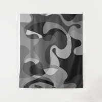 Grijze tonen abstracte wilde swirly organische vor