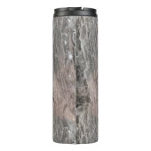 Grijze Tonen Marmeren Steen Thermosbeker (Achterkant)