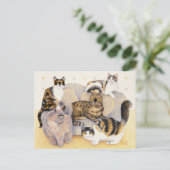 Grijze tortoiseshell briefkaart (Staand voorkant)