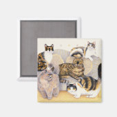 Grijze tortoiseshell magneet (Voorkant / Achterkant)