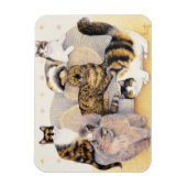 Grijze tortoiseshell magneet (Verticaal)