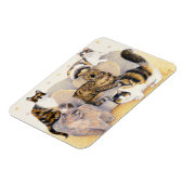 Grijze tortoiseshell magneet (Linkerzijde)