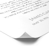 Grijze Tot We Elkaar Weer Tegenkomen Viering Van H Poster (Hoek)