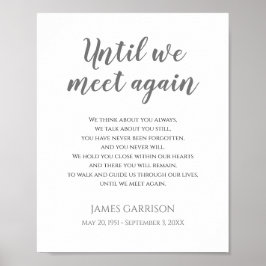 Grijze Tot We Elkaar Weer Zien Fijne Viering Van H Poster