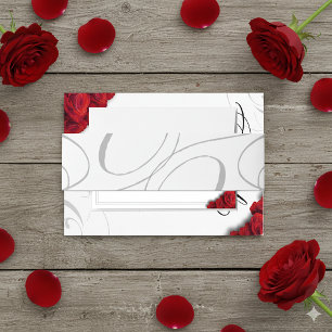 Grijze transparante wervel uitnodigingen wikkel