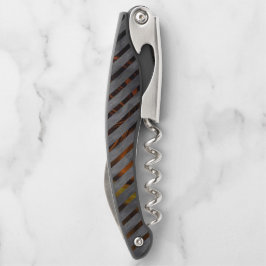 Grijze transversale strepen, koollinten, goudrood kurkentrekker