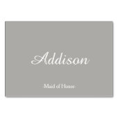Grijze trouwkaarten kaart (Voorkant)