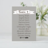 Grijze trouwzitjes. kaart (Staand voorkant)