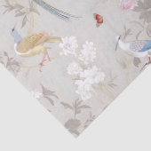 Grijze Tuinen Chinoiserie Wrapping Paper Tissuepapier (Detail)