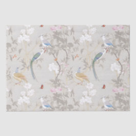 Grijze Tuinen Chinoiserie Wrapping Paper Tissuepapier