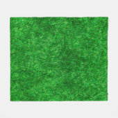 Grijze tuingrond fleece deken (Voorkant (Horizontaal))