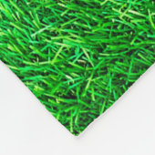 Grijze tuingrond fleece deken (Hoek)