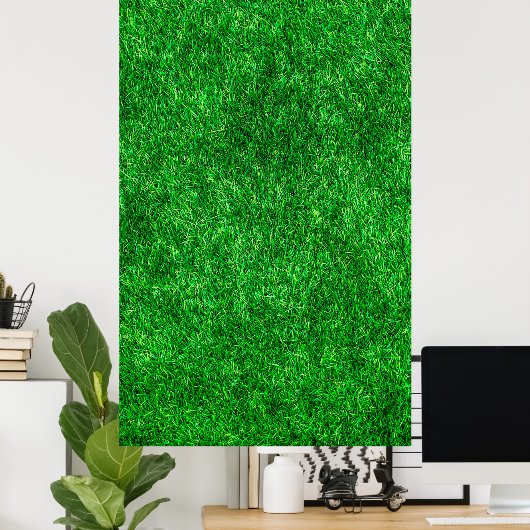 Grijze tuingrond poster (Thuiskantoor)