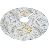 Grijze twijgen en bessen kerstboom rok (Gekanteld)