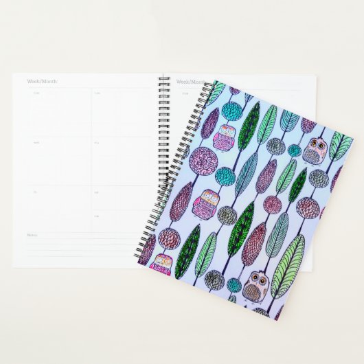 Grijze uilen planner (Display)