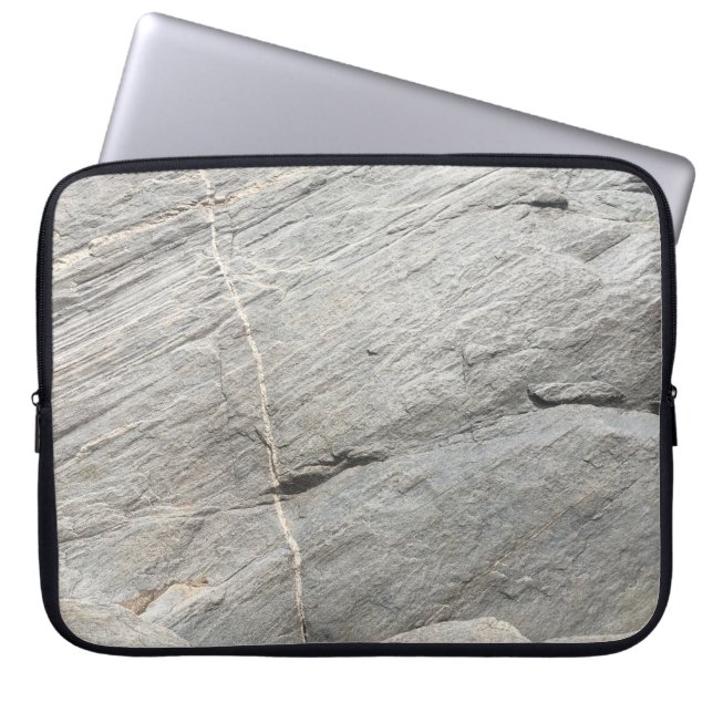 Grijze uitzicht laptop sleeve (Voorkant)