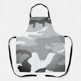 Grijze Urbane Militair Camouflagepatroon Schort