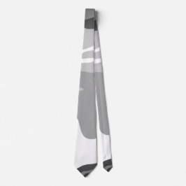 Grijze Urbane Militair Camouflagepatroon Stropdas