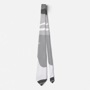 Grijze Urbane Militair Camouflagepatroon Stropdas