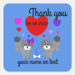 Grijze Valentijn #1-2 Sticker