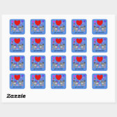 Grijze Valentijn #3-3 Sticker (Vel)