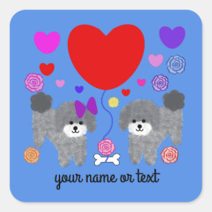 Grijze Valentijn #3-3 Sticker