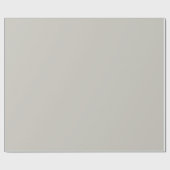 Grijze vaste kleur opnieuw instellen cadeaupapier (Vlak)