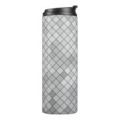 Grijze veelhoekafbeelding, bestaande uit tria thermosbeker (Gedraaid links)