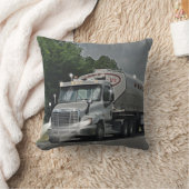 Grijze veevoer Cistern Truck voor vrachtwagens en  Kussen (Deken)