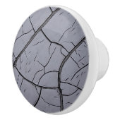 Grijze verf keramische knop in de rack (Rechts)