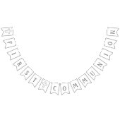 Grijze vertakkingsbanner vlaggetjes (Alle)