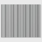 Grijze verticale strepen cadeaupapier (Vlak)