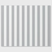 Grijze verticale strepen cadeaupapier (Vlak)