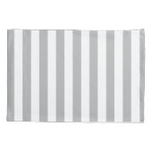 Grijze verticale strepen kussensloop (Achterkant)