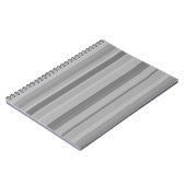 Grijze verticale strepen notitieboek (Linkerzijde)